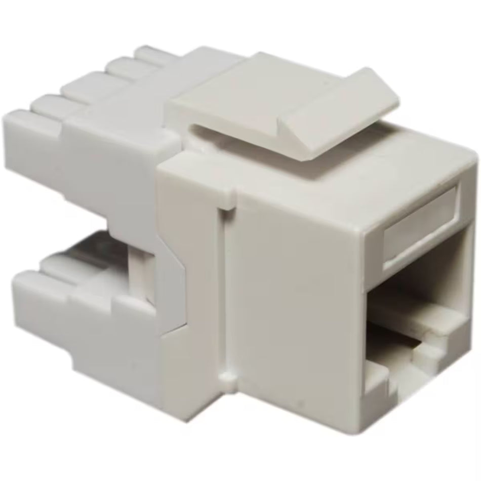 CONNEX WHITE CAT6 110 KEYSTONE JACK INSERT 180 DEGREES