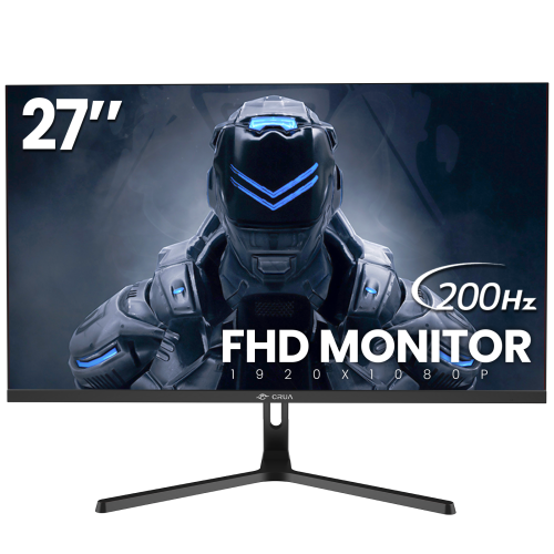 CRUA by XIAOMI 27 inch Flat Monitor, 200HZ 1800R Frameless Computer Monitors