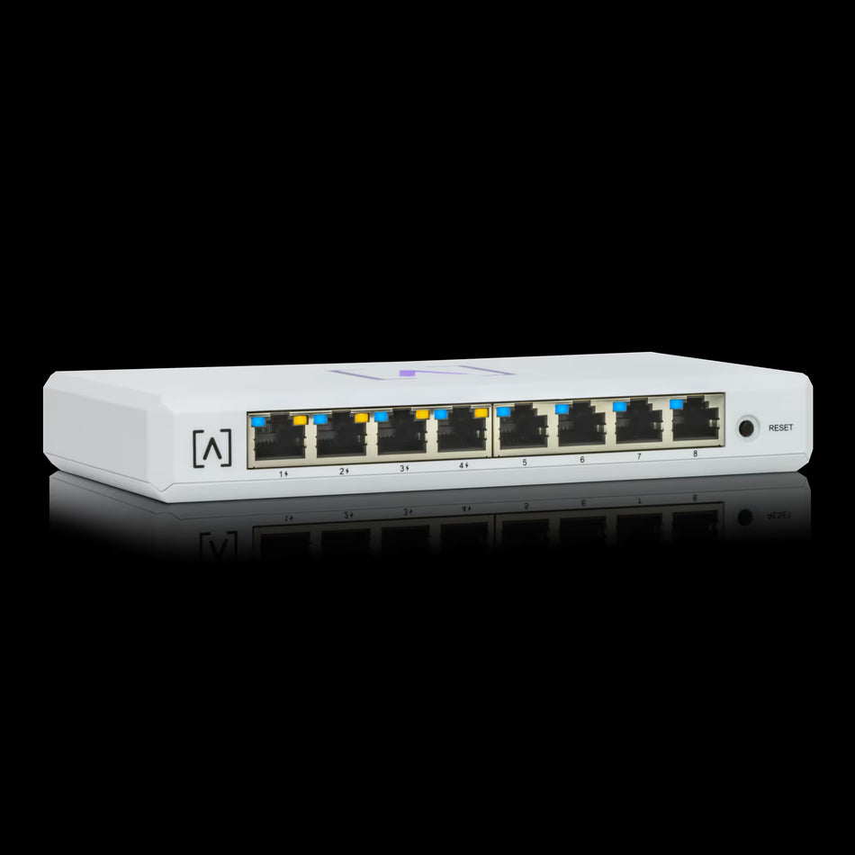 ALTA Labs 8-Port Layer 2 60W PoE Managed Enterprise Network Switch