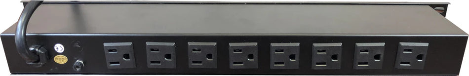 AV-42-0408-08 1U 8-Outlet Network Grade PDU Rack Mount Power Strip with 15A Circut Breaker