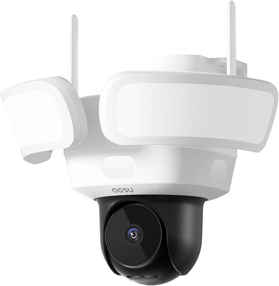 Aosu Smart Wired Outdoor Security Floodlight Camera