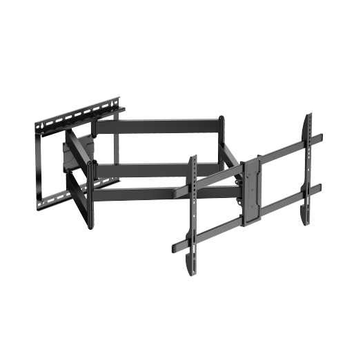 Brateck BT-LPA84-486XL Extra Long Arm Full-Motion TV Wall Mount – 43"-90" Panels (Max VESA 600x400, 60kg Capacity)