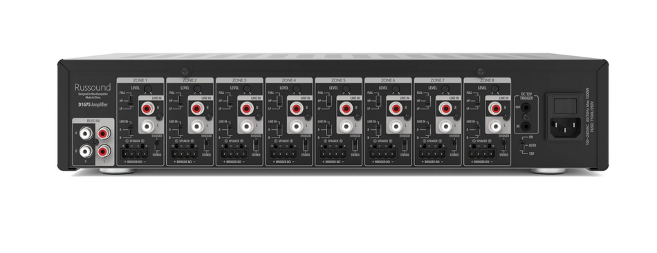 Russound D1675 16-Channel Digital Amplifier (8 Zones, 75W)