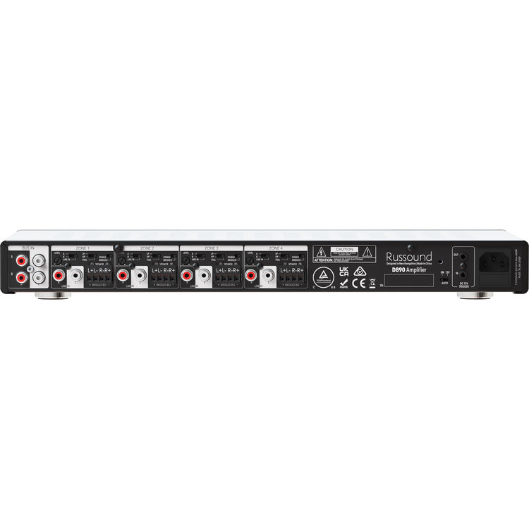 Russound D890 8-Channel Digital Amplifier (4 Zones, 90W)