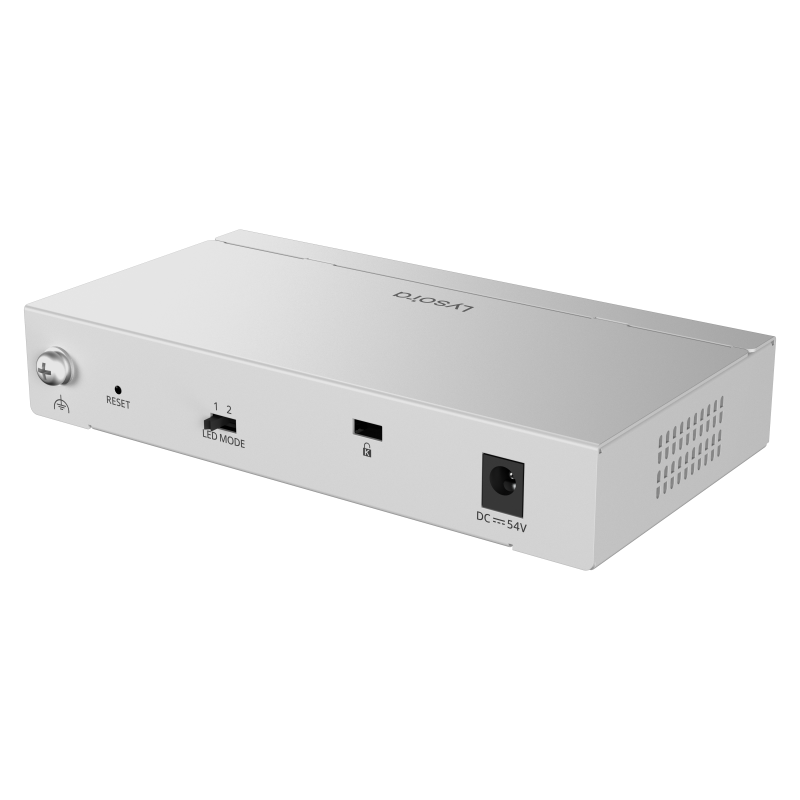 Lysora LCS-4GS-P , 4-Port Cloud Managed PoE Switch with 54 W PoE