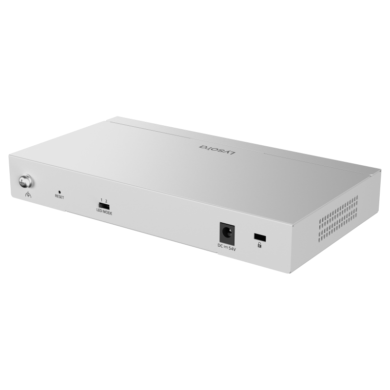 Lysora LCS-8GS-P, 8-Port Cloud Managed PoE Switch with 120W PoE