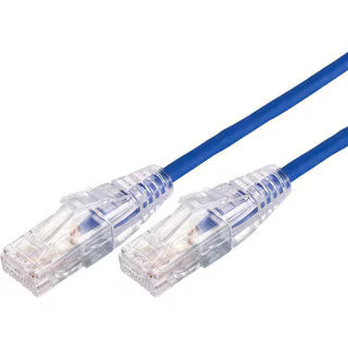 2FT Cat6A 10 Gig Ultra Thin Patch Cable BLUE (CT6-2F-BLUE)