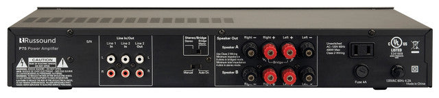 Russound P75 2-Channel Dual-Source Power Amplifier (75W)