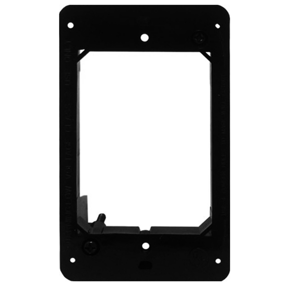 DRYWALL PLASTIC MOUNTING BRACKET, 1 GANG