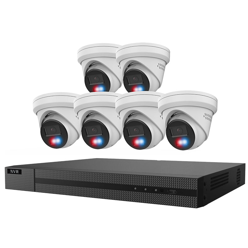 AV Planet - SC-8CHSL-KIT Guarding Vision 8ch IP Kit W/2TB HDD / 6x 6MP Smart Hybrid Turrets