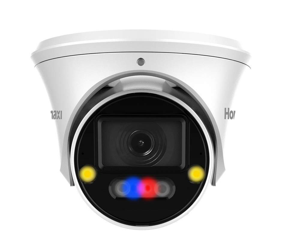 Homaxi 4MP Active Deterrence Fixed Turret Network Camera IPC6TF4R4-AD-TPMSCR