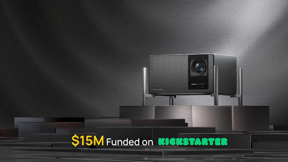 XGIMI TITAN Noir Max 4K Projector - Triple Laser Home Theater, 7000 ISO Lumens, XGIMI OS, Optical Zoom, Dolby Vision