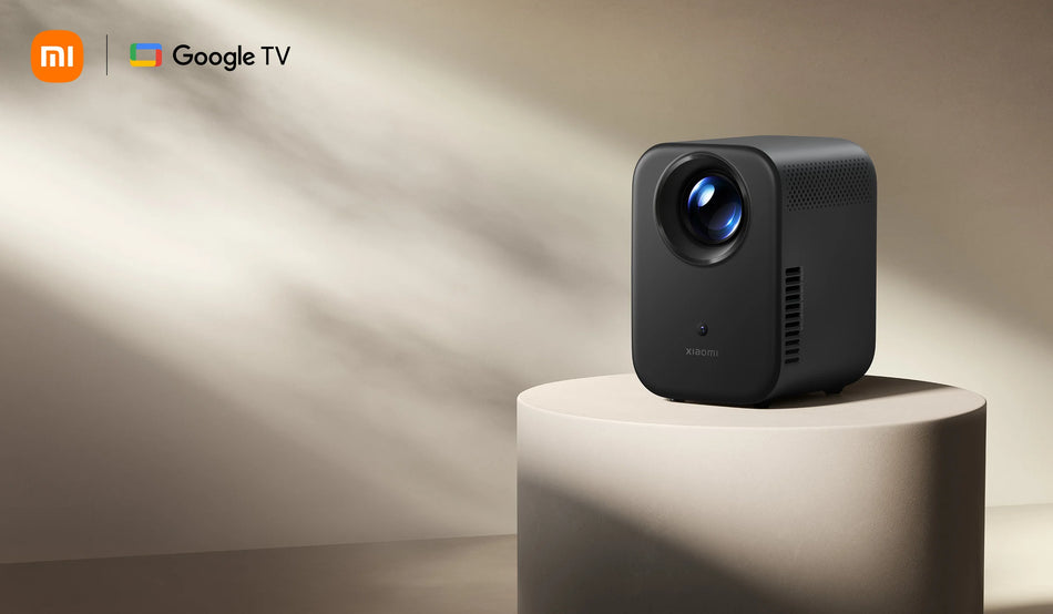 Xiaomi Smart Projector L1 Full 1080p HD & 200 ISO Lumens | Google TV & Voice Control | 40–120" Screen | Auto-Focus & Omnidirectional Keystone Correction for Instant Setup