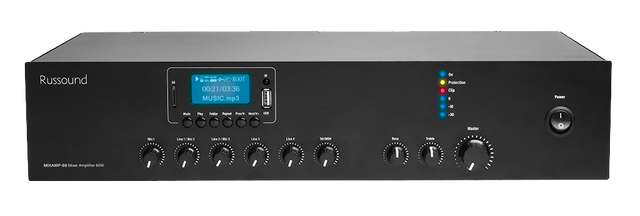 Russound MixAmp-60 60W 70V/100V Commercial Mixer Amplifier
