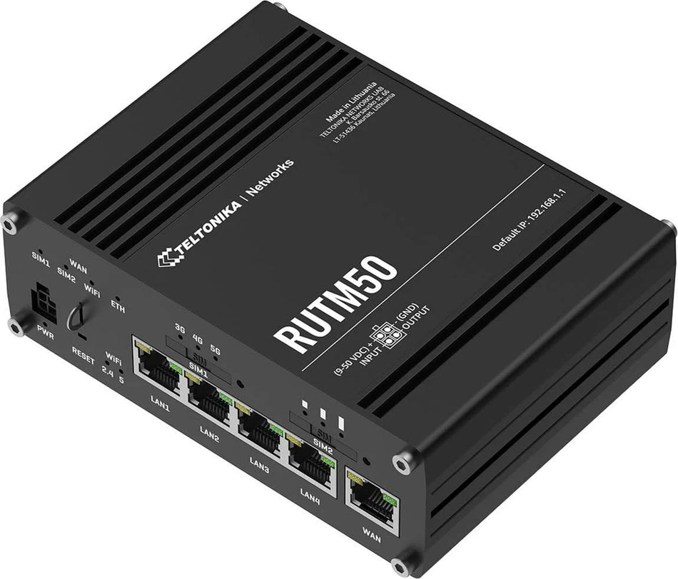 Teltonika RUTM50 5G Cellular Router